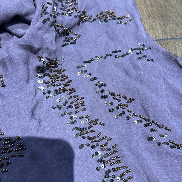 Madison Marcus sleeveless beaded blouse sz S - Picture 4 of 5